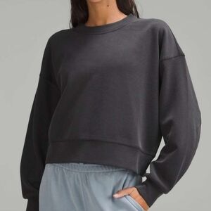 Lululemon Ribbed Softstreme Perfectly Oversized Cropped Crew